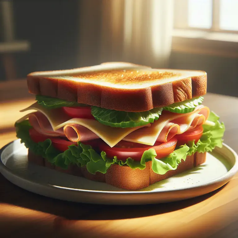 Visual representation of "sandwich A and B together" - To put something between two other things.
