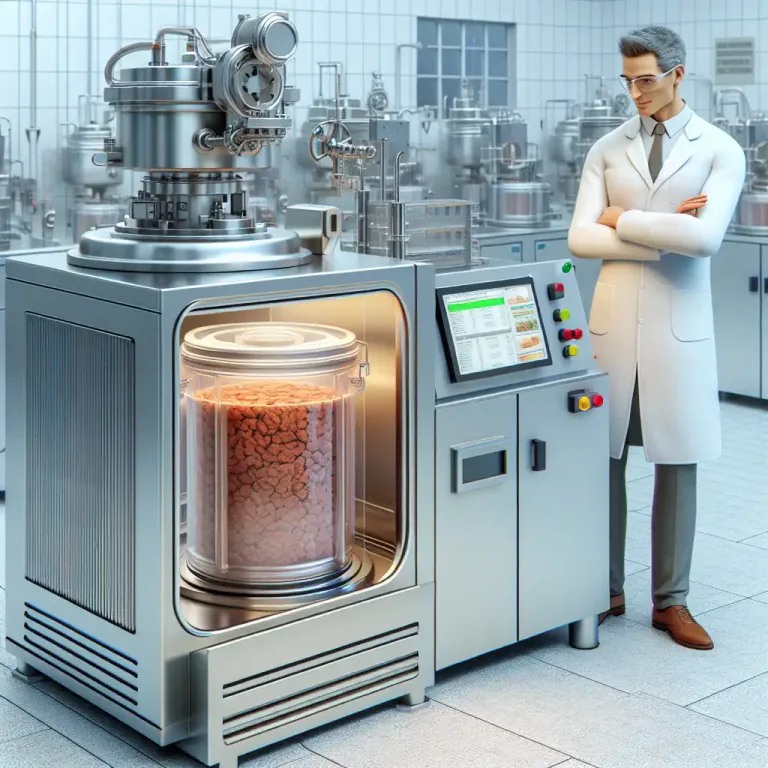 Visual representation of "calorimeter" - In the field of diet and nutrition, a machine that calculates the calorific value of food by burning it in a sealed container