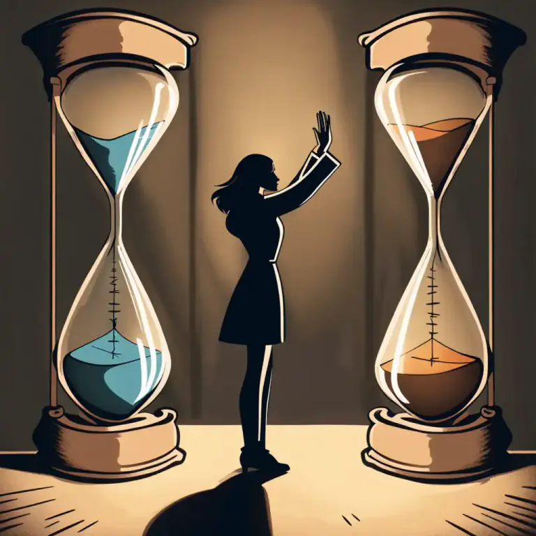 Visual representation of "be beyond somebody" - If a situation or decision is beyond someone, it means it's not within their control or it can't be influenced by them.
