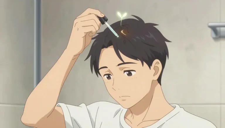 Visual representation of "minoxidil" - A medication used to promote hair growth in cases of baldness and alopecia.