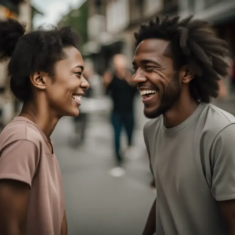 Visual representation of "mutual" - Having the same feeling for each other.