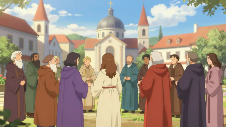 Visual representation of "ecumenist" - A person who promotes or seeks to promote the unity of the world's Christian churches.