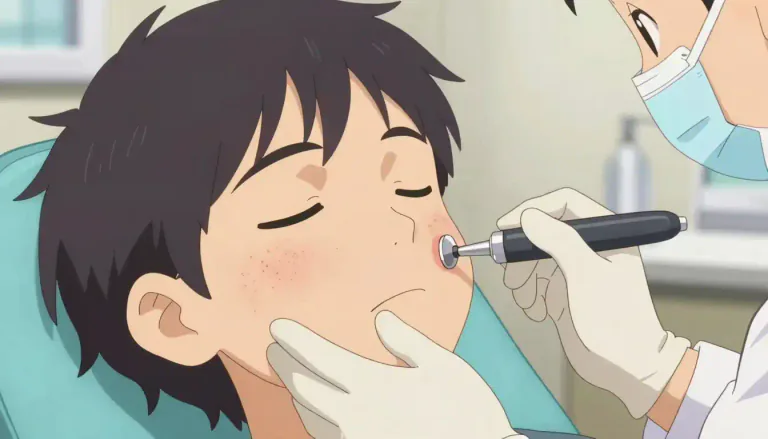 Visual representation of "dermabrasion" - Dermabrasion is a surgical procedure that involves the removal of the outer layers of skin using a rotating tool, aimed at improving skin appearance.