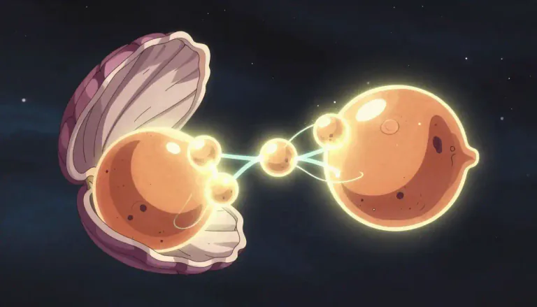 Visual representation of "quark" - A type of elementary particle and a fundamental constituent of matter that combines to form protons and neutrons.