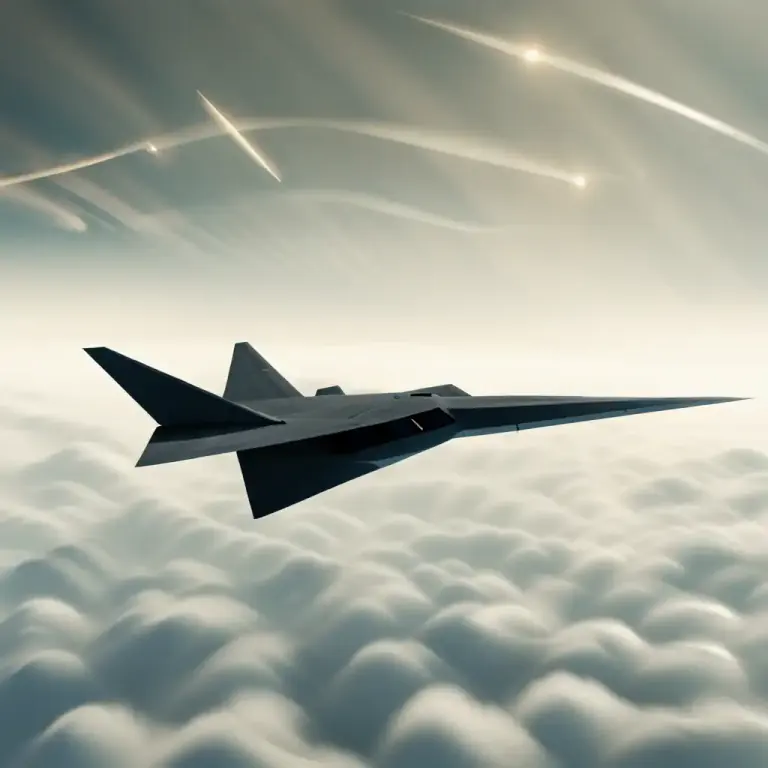 Visual representation of "stealth" - Designed to be invisible or not easily seen or traced