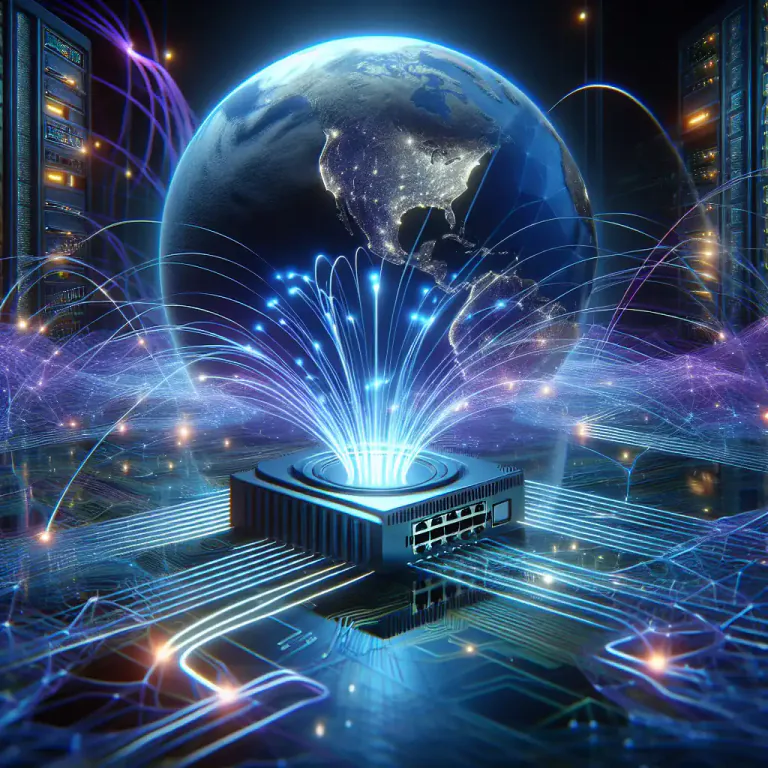 Visual representation of "route" - In computing, the path that data takes from its source to its destination.