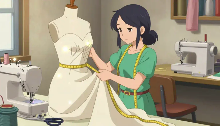 Visual representation of "dressmaker" - A person who makes women's clothes.