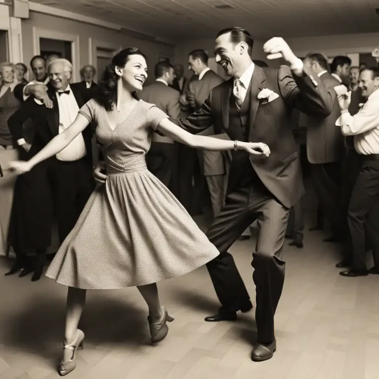Visual representation of "twist" - A type of dance characterized by a twisting body movement