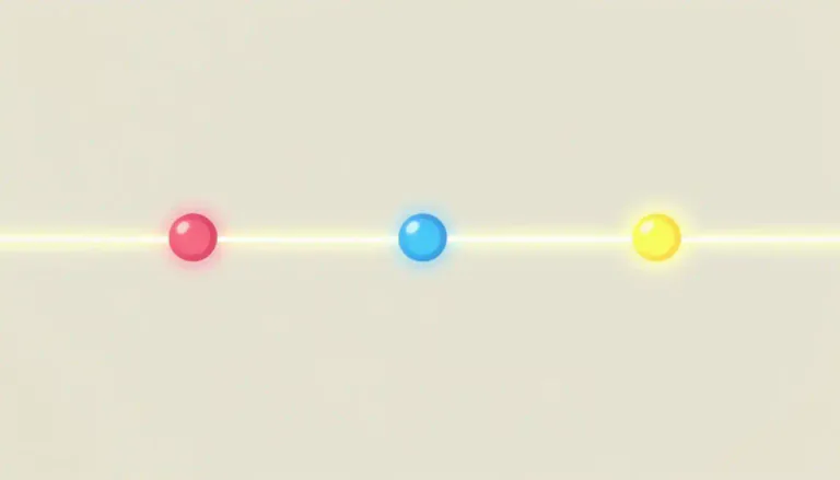 Visual representation of "collinear" - In geometry, it refers to points that lie on the same straight line.