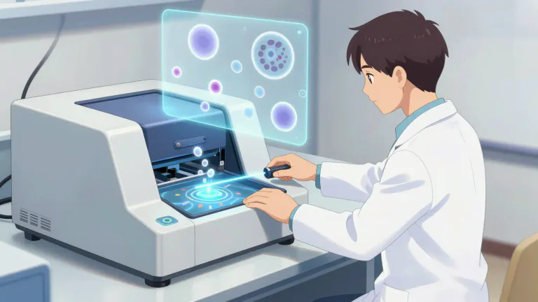 Visual representation of "cytometry" - Cytometry is a technique used to measure the characteristics of cells, including their size, shape, and ability to grow.