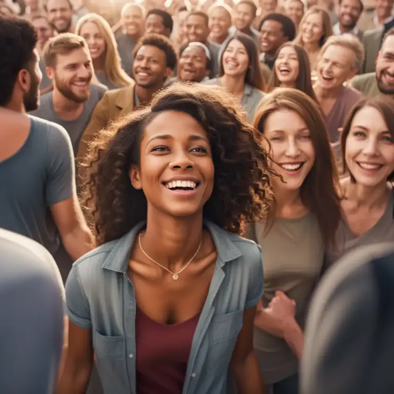 Visual representation of "attract" - To interact with someone or something in a way that makes them come closer or become involved