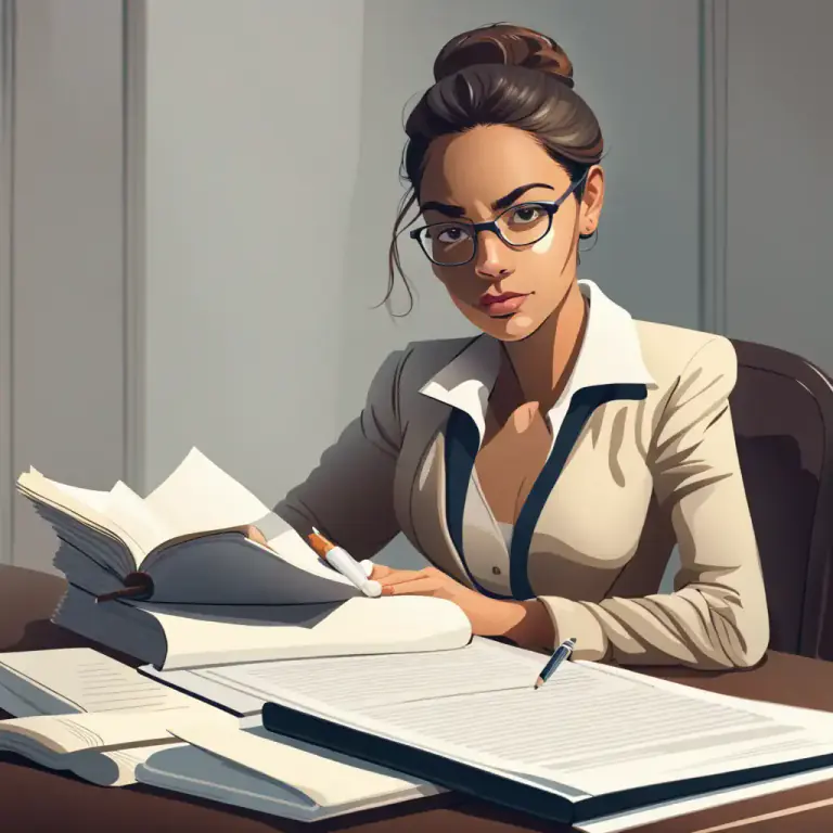 Visual representation of "lawyer" - A person who knows about and deals in particular types of legal matters, especially outside court actions.