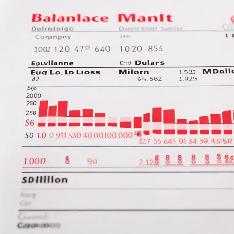 Visual representation of "loss" - the amount of money that is lost by a business or organization