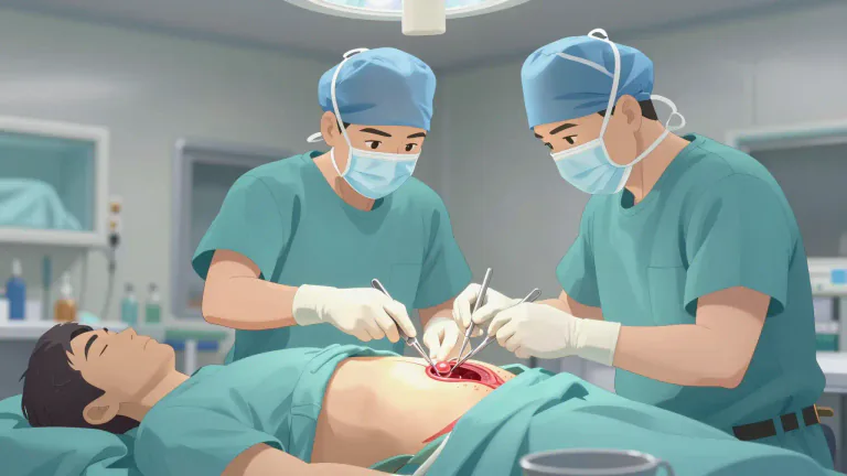 Visual representation of "prostatectomy" - A surgical operation that involves removing all or part of the prostate gland.