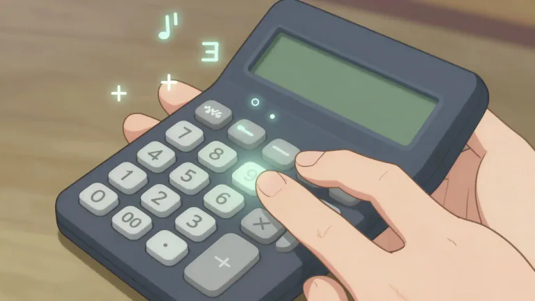 Visual representation of "calculator" - A machine or device used for computing or doing mathematical calculations