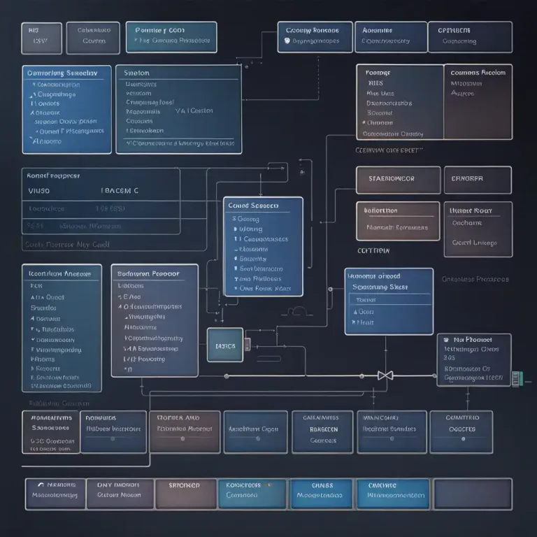 Visual representation of "module" - A self-contained unit of software in a computing system