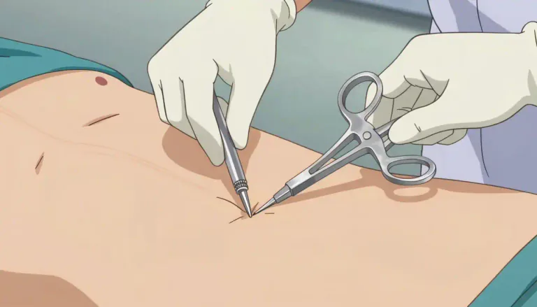 Visual representation of "trocar" - A trocar is a medical instrument used to puncture a body cavity for surgical procedures.