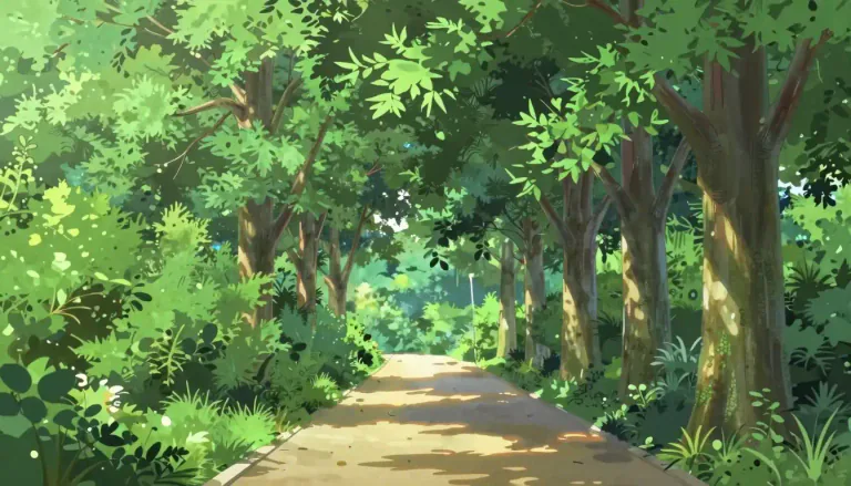Visual representation of "leafy" - Covered in leaves or having lots of leaves