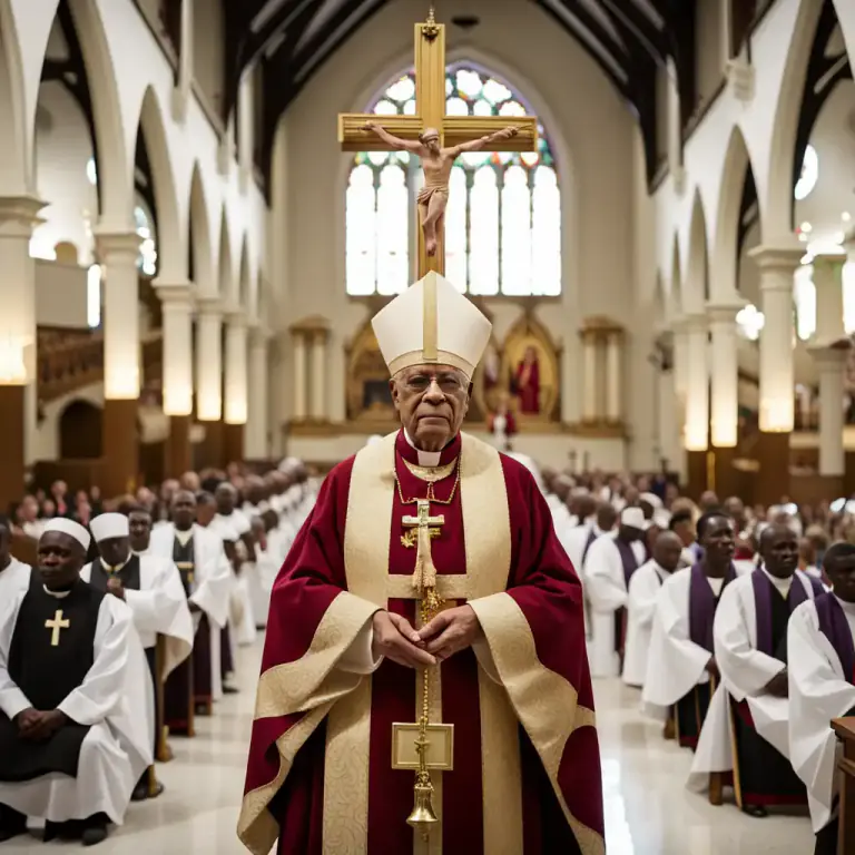 Visual representation of "metropolitan" - The head bishop of a province in certain Christian churches