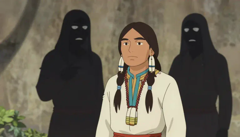 Visual representation of "injun" - A disrespectful term for a Native American person, often considered a racial slur.