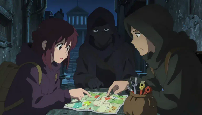 Visual representation of "conspiracy" - A secret plan made by two or more people to do something bad, harmful, or illegal