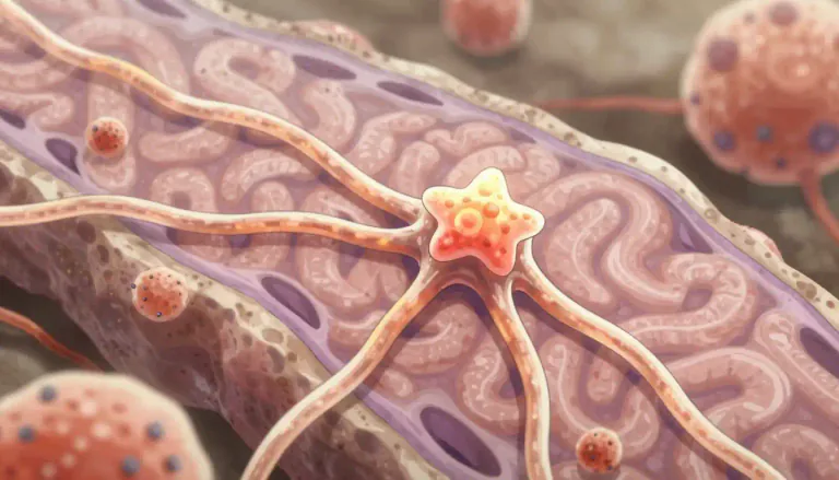 Visual representation of "oligodendrocyte" - A type of cell in the brain and spinal cord that makes a substance called myelin which protects nerve fibers.