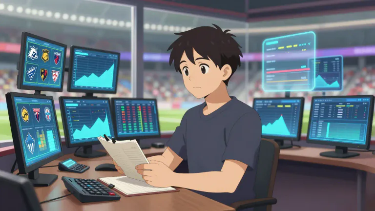 Visual representation of "oddsmaker" - An oddsmaker is a person who sets betting odds for sporting events and manages the risks involved in gambling.