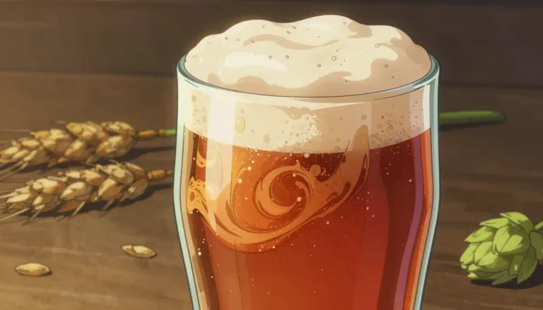 Visual representation of "barleywine" - A very strong style of ale that has a high alcohol content and is rich in flavor.