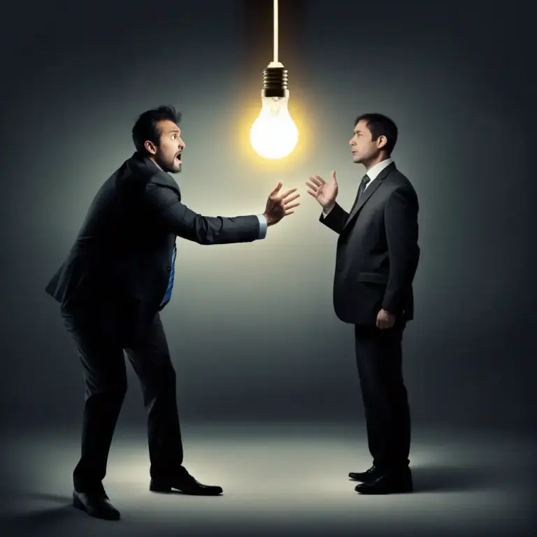 Visual representation of "plagiarism" - The act of using and copying someone's idea and saying it's your own.