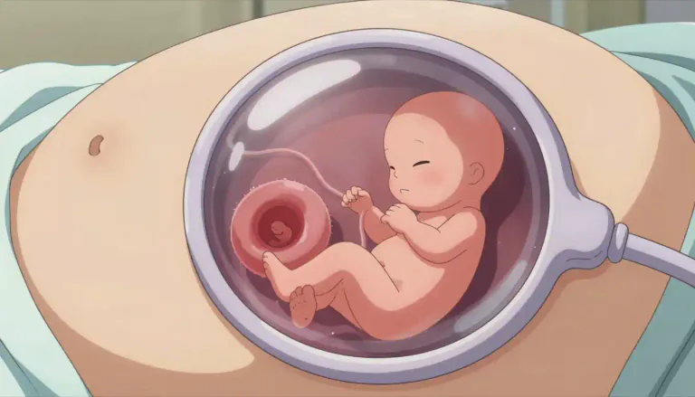 Visual representation of "amniotic" - Relating to the amnion or amniotic fluid.