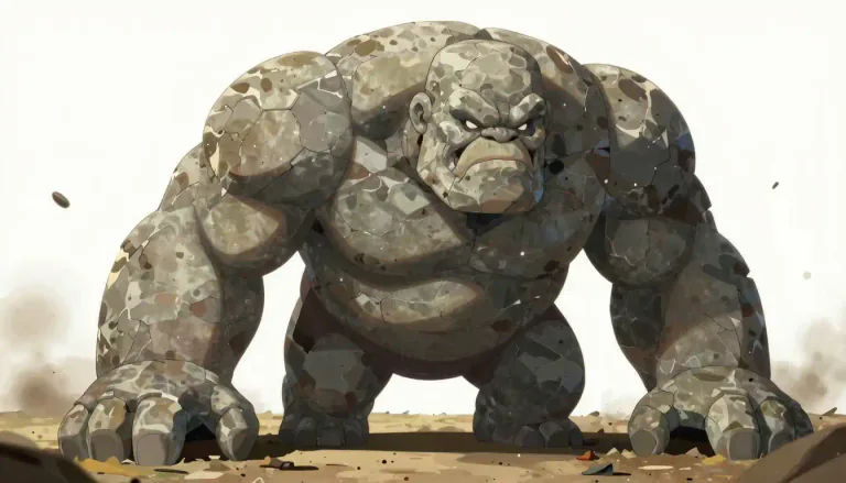 Visual representation of "ponderous" - Heavy, slow, and awkward because of weight and size