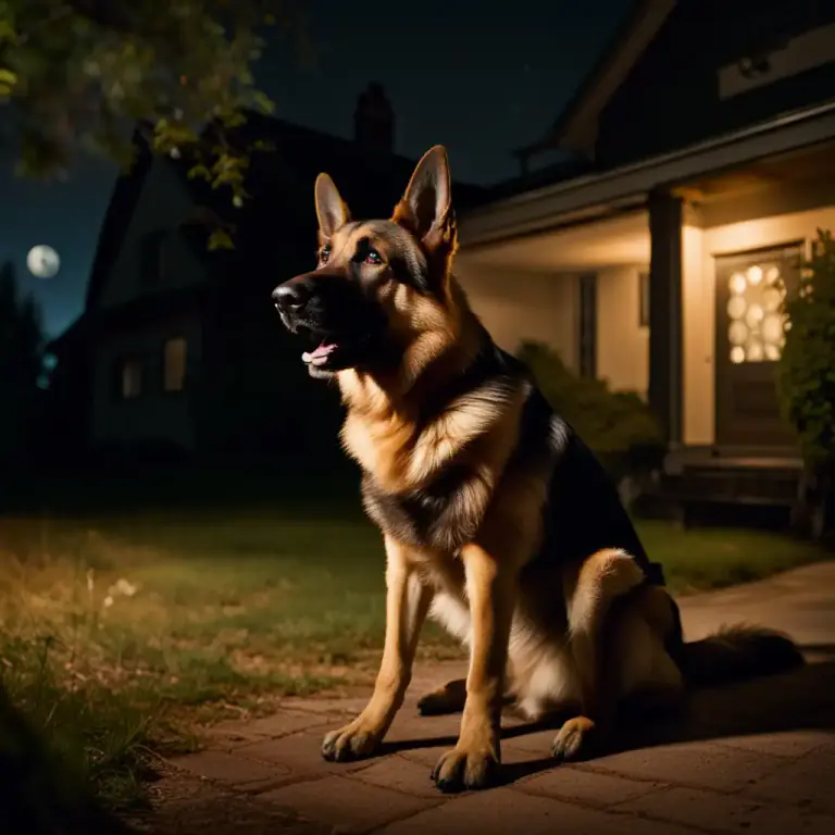 Visual representation of "watchdog" - A breed of dog known for guarding property.