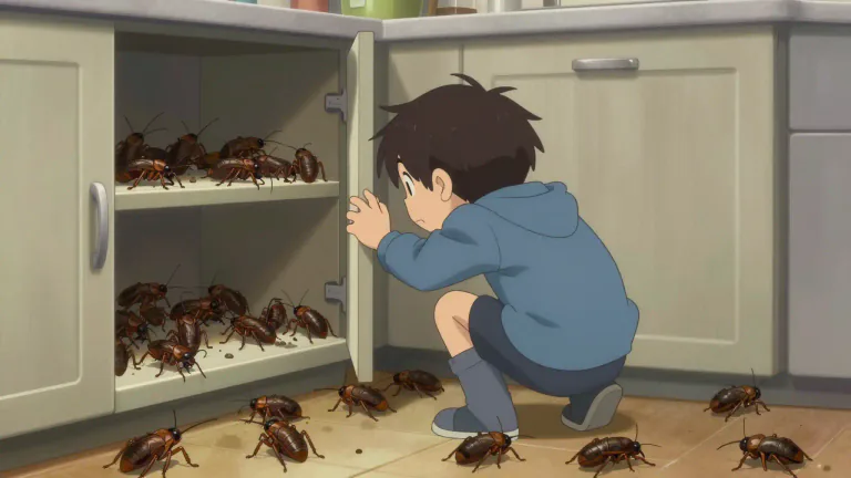 Visual representation of "infest" - To live in or overwhelm a place in an unwanted and harmful way, often referred to pests, parasites or diseases.