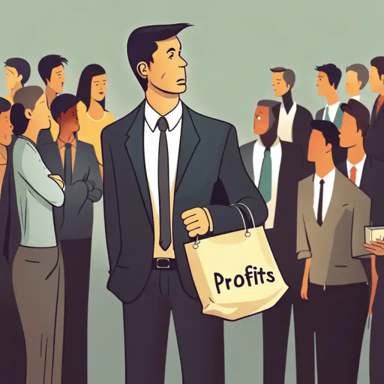 Visual representation of "hold out on" - To not give or share something, especially when it is expected