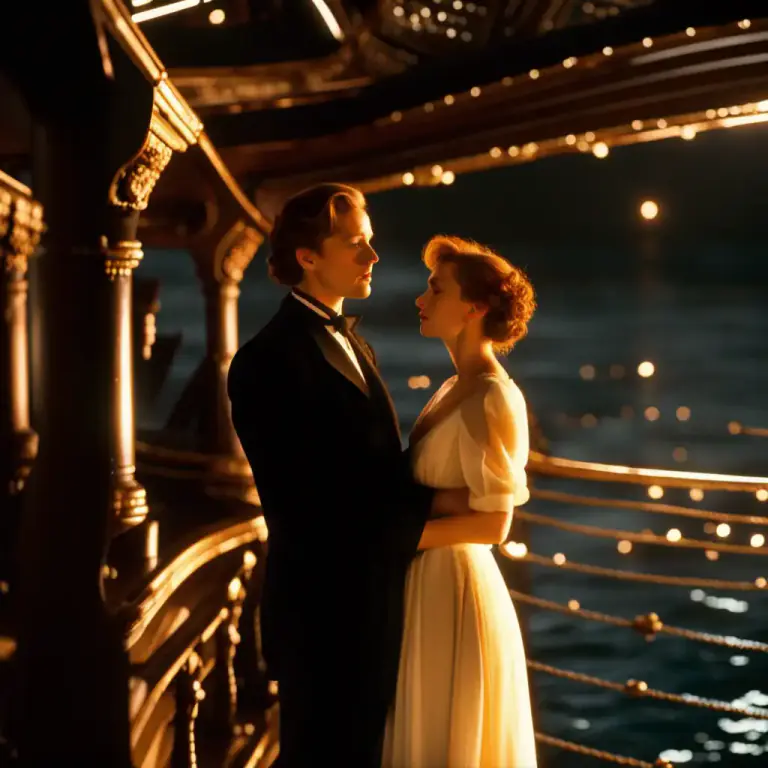 Visual representation of "titanic" - Titanic is also a movie directed by James Cameron, which tells the story of the ill-fated RMS Titanic.
