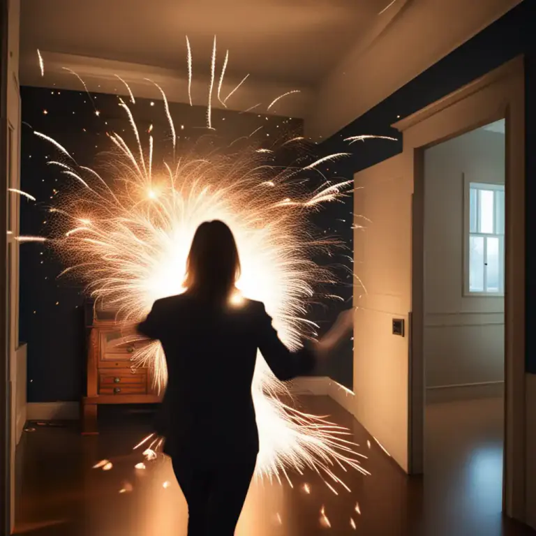 Visual representation of "firework" - A firework can also refer to a sudden, energetic, and exciting effect or event.
