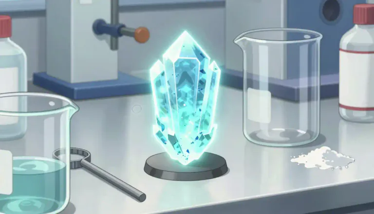 Visual representation of "boron" - A chemical element with the symbol B and atomic number 5, it is used in making glass, detergents, and other substances.