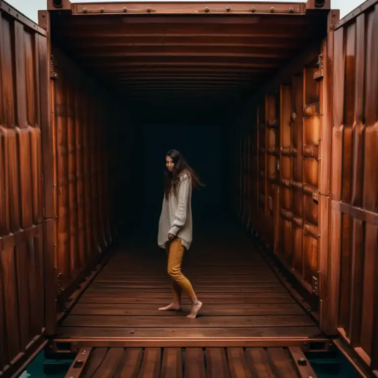 Visual representation of "stow" - When someone hides in a vehicle, boat or plane to travel without permission or being seen.