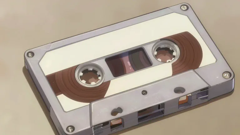Visual representation of "casette" - A cassette is a small case used for storing audio or video tape recordings.