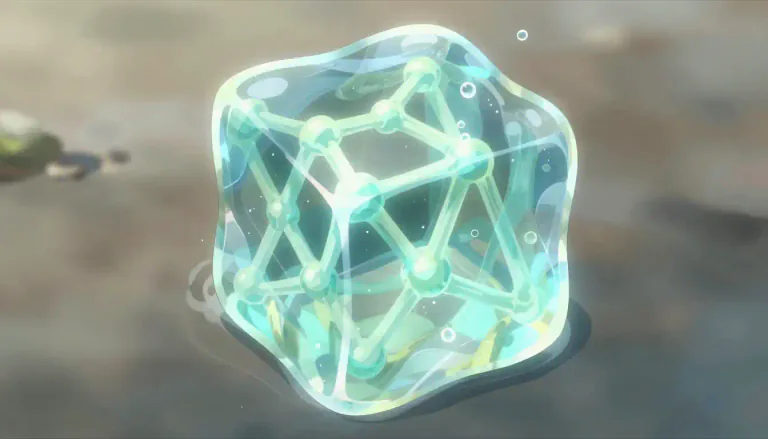 Visual representation of "hydrogel" - A hydrogel is a three-dimensional network of hydrophilic polymer chains that can hold large amounts of water.