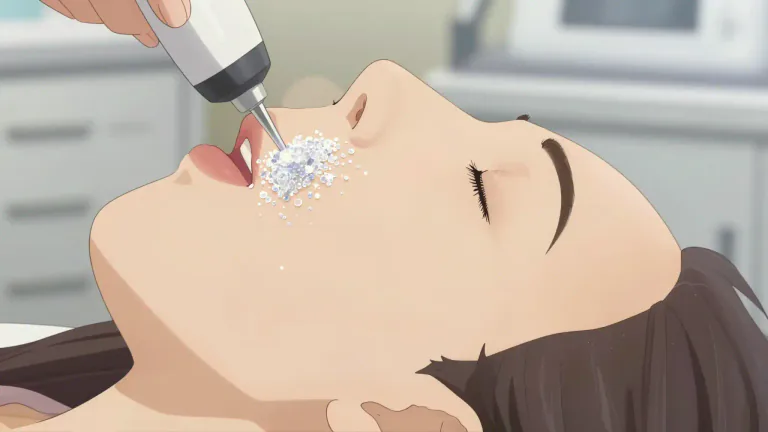 Visual representation of "microdermabrasion" - Microdermabrasion is a cosmetic procedure that uses tiny crystals to exfoliate the outer layer of skin, helping to improve its texture and appearance.