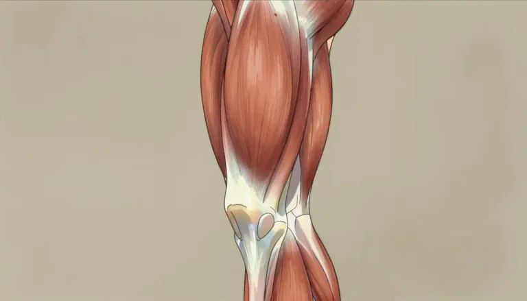Visual representation of "semimembranosus" - The semimembranosus is one of the hamstring muscles located at the back of the thigh.