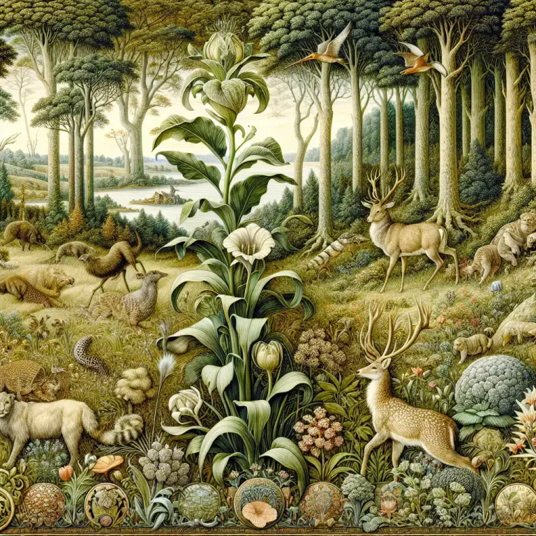 Visual representation of "naturalization" - The introduction and establishment of a species into a new environment.