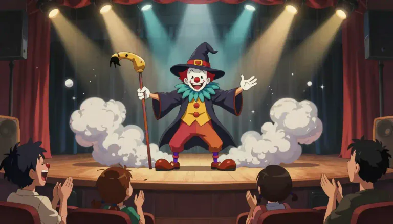 Visual representation of "hokum" - Something that is silly, exaggerated, or not serious, often meant as entertainment.