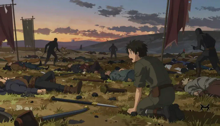 Visual representation of "massacre" - It is an act where a large number of people are killed violently.