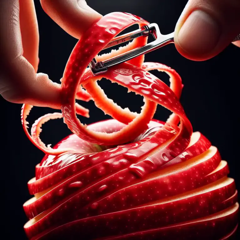 Visual representation of "skin" - The outer layer of a fruit, vegetable, or other food.