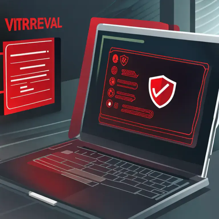 Visual representation of "antivirus" - A program used to detect and remove computer viruses