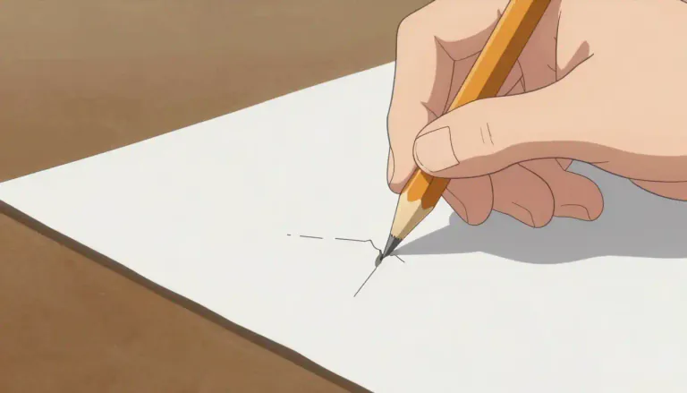 Visual representation of "pierce" - to make a hole or cut in something