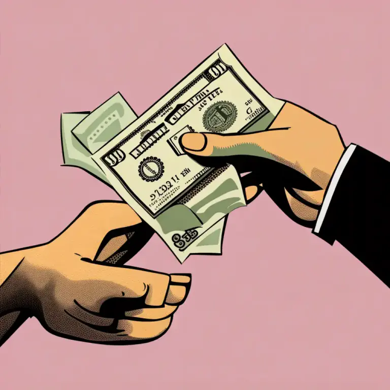 Visual representation of "be bitten by something" - To be tricked or cheated