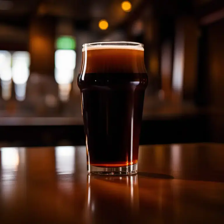Visual representation of "porter" - A type of dark brown beer